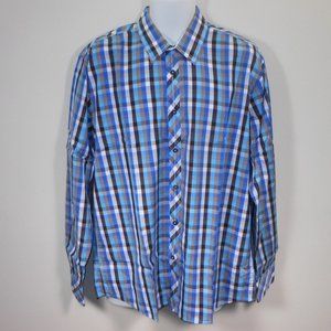 ZAGIRI colorful plaids men dress shirt